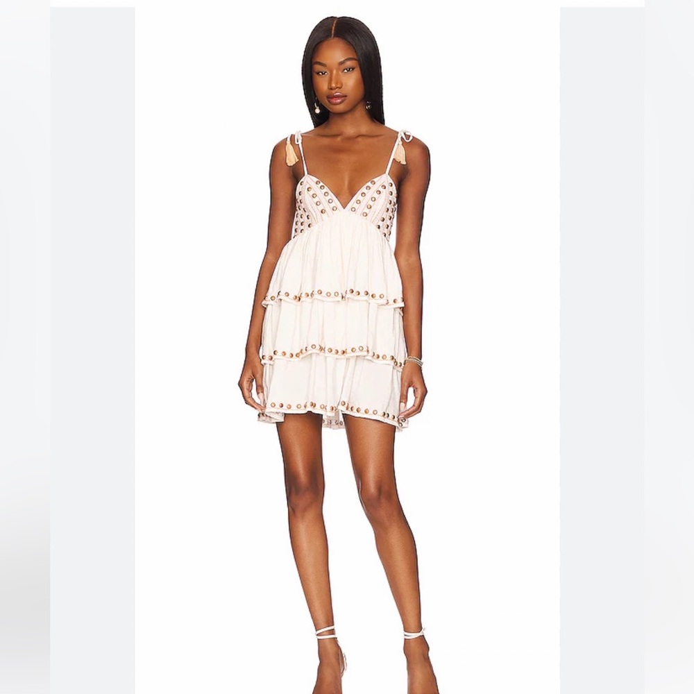 Majorelle Liza mini dress in desert multi